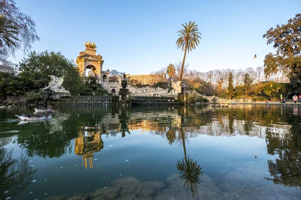 Barcelona Spain February 2017 Parc Ciutadella Barcelona Catalonia Spain Europe — Stock Photo, Image