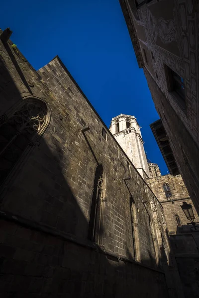 Catedral de Barcelona o Catedral de Santa Eulalia Barcelona —  Fotos de Stock