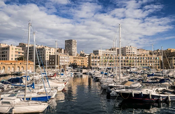 Παλιό λιμάνι, λιμάνι Vieux Port, σε Μασσαλία — Φωτογραφία Αρχείου