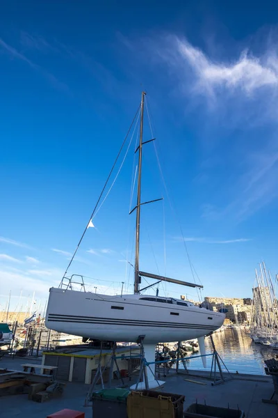 Old harbor, Vieux Port, in Marseille — Stock Photo, Image