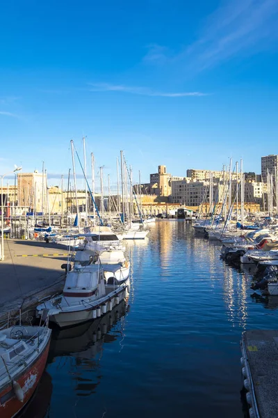 Παλιό λιμάνι, λιμάνι Vieux Port, σε Μασσαλία — Φωτογραφία Αρχείου