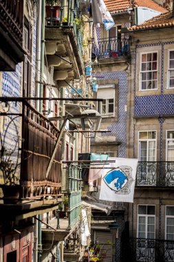 Porto şehir, şehir sokaklarında günlük sahneleri