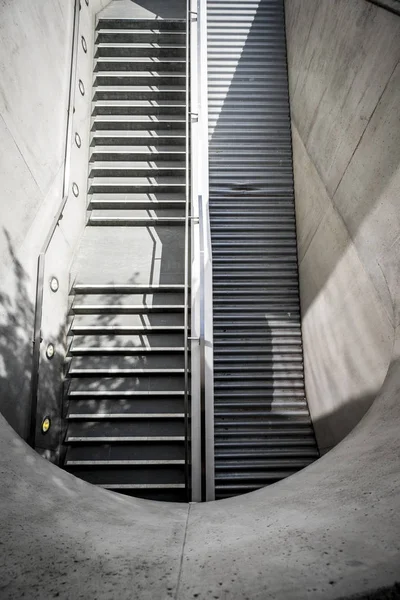 Treppenaufgänge Abstraktes Detail Der Berliner Bahn — Stockfoto