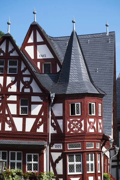 Bacharach Γερμανία Αυγούστου 2017 Weinhaus Altes Haus Φαράγγι Του Ρήνου — Φωτογραφία Αρχείου