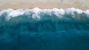 Meksika plaj havadan görünümü