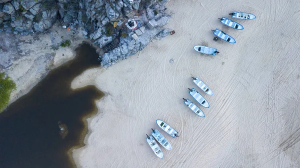 Praia vista aérea no México — Fotografia de Stock