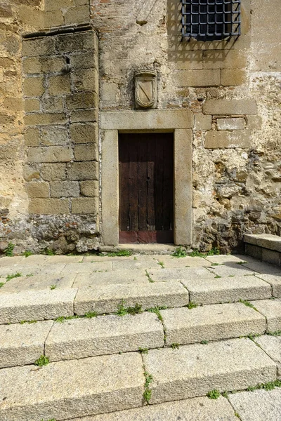 Середньовічної архітектури докладно в Пласенсіа в Естремадура — стокове фото