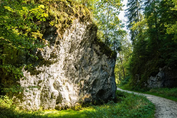 Vackert landskap i Schwäbische Alb — Stockfoto