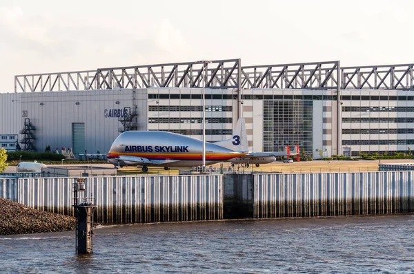 Airbus plant in Hamburg FInkenwerder — Stock Photo, Image