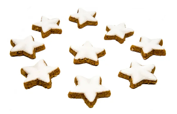 Cinnamon star cookies — Stock Photo, Image