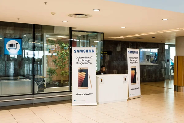 Samsung Galaxy Uwaga 7 Exchange — Zdjęcie stockowe