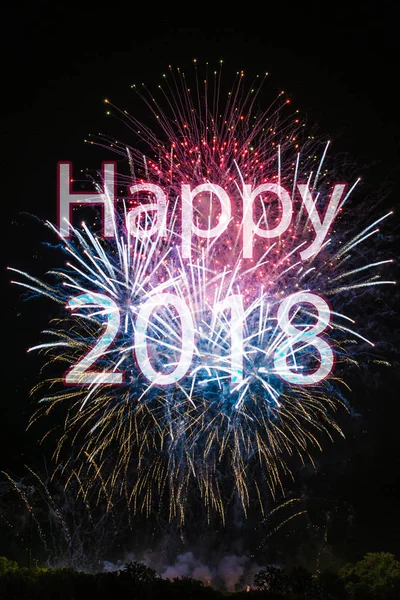 Happy New Year 2018 — Stock Photo, Image