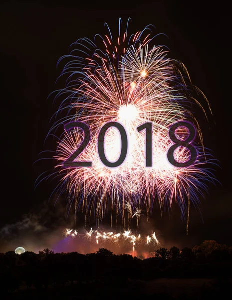 Щасливий новий рік 2018 — стокове фото