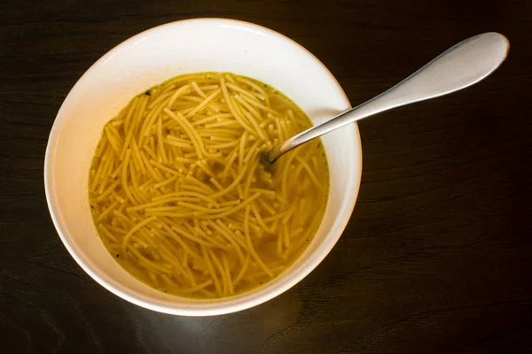 Sopa de macarrão europeia — Fotografia de Stock