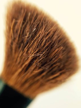 bir makyaj fırça closeup