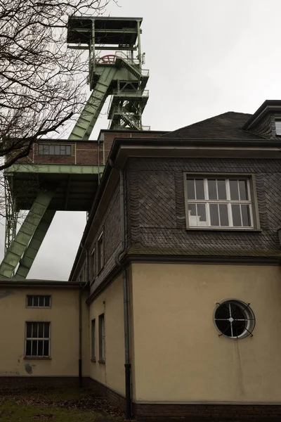 The headframe of Mine Georg in Willroth, Germany — Stock Photo, Image