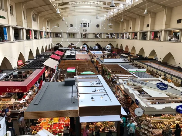 O Market Hall em Estugarda — Fotografia de Stock