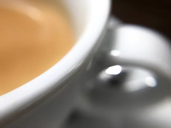 Closeup of a cup of coffee — Stock Photo, Image