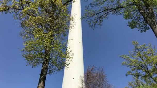 La tour de télévision de Stuttgart, Allemagne — Video