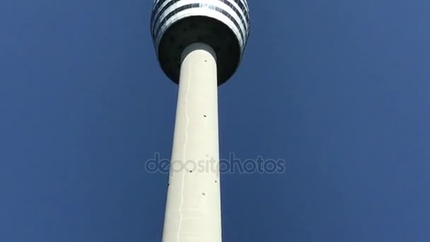 La torre de TV de Stuttgart, Alemania — Vídeo de stock