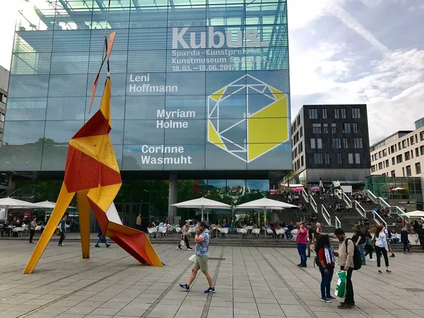 Das museum für kunst in stuttgart — Stockfoto