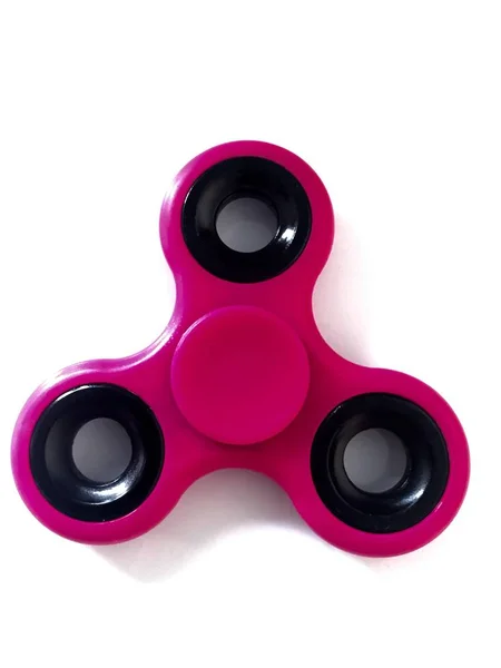 Purple fidget spinner stress relieving toy — Stock Photo, Image