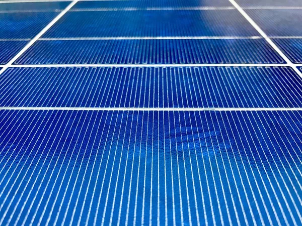 Primer plano de los paneles solares — Foto de Stock