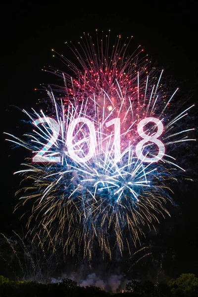 Happy New Year 2018 — Stock Photo, Image