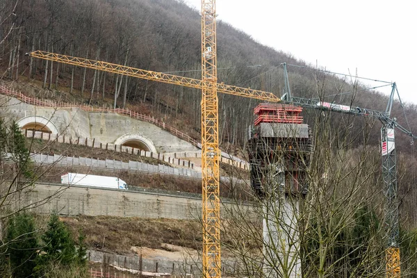 Nieuwbouw tunnel - Stuttgart 21, Aichelberg — Stockfoto