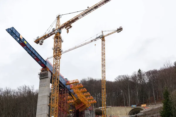 Nova construção do túnel - Estugarda 21, Aichelberg — Fotografia de Stock
