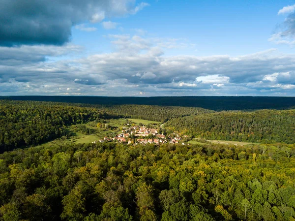 Vista aérea do antigo Mosteiro de Bebenhausen — Fotografia de Stock