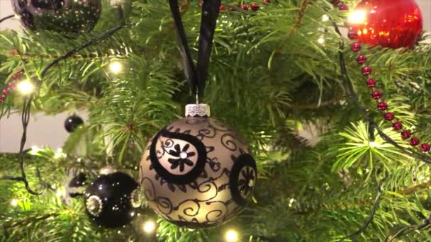 Decorazione albero di Natale — Video Stock