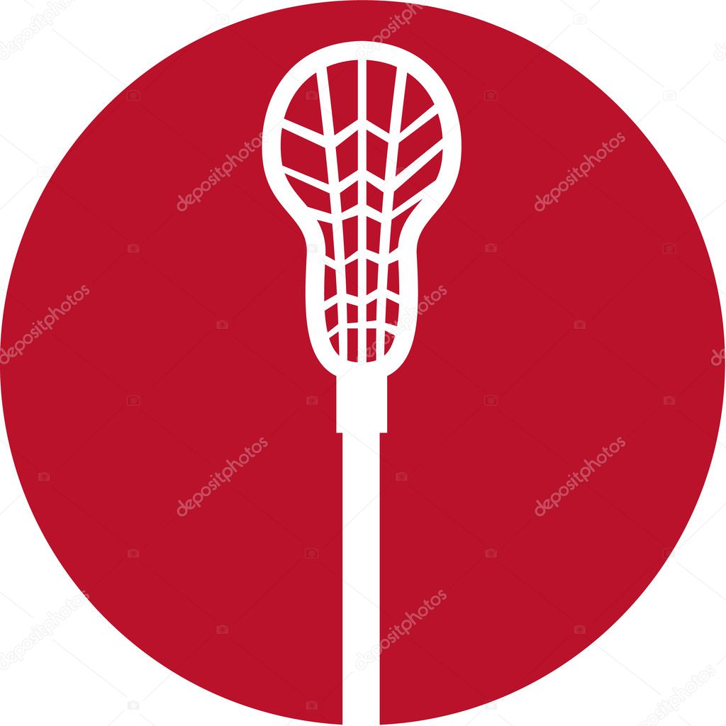 Lacrosse Stick Circle Icon