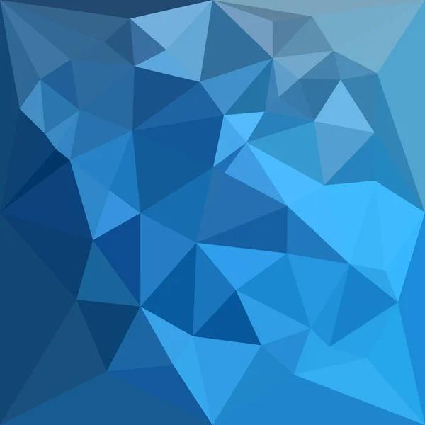 Kornblume blau abstrakt niedrigen Polygon Hintergrund — Stockvektor