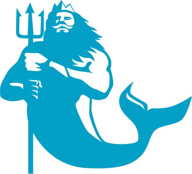 Trident Retro Wielding Triton
