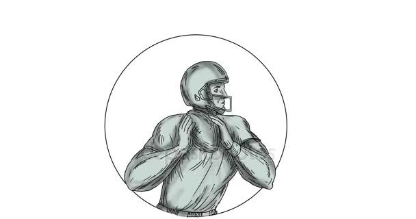 Quarterback Lancer Football Animation 2D — Video