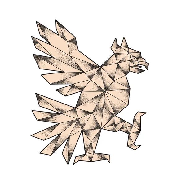 Cuauhtli Glifo Eagle Tattoo — Zdjęcie stockowe