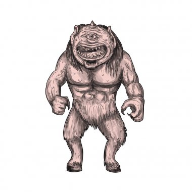 Tepegöz'ü ayakta dövme