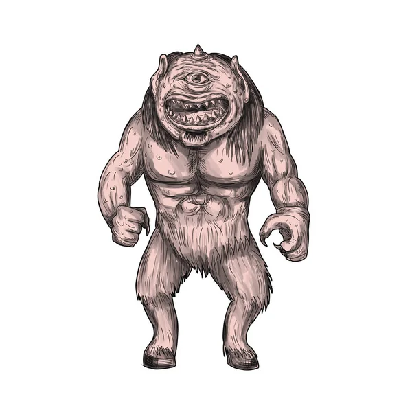 Tepegöz'ü ayakta dövme