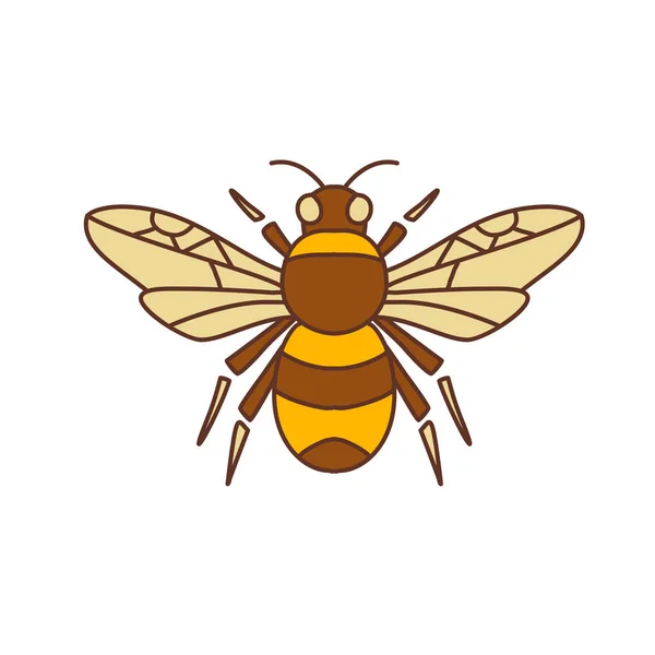 Icono de la abeja Bumble — Vector de stock