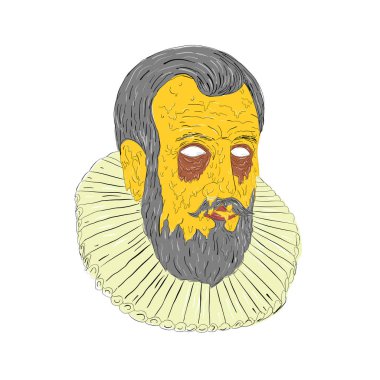 Ruff yaka kirleri sanat giyen asilzade