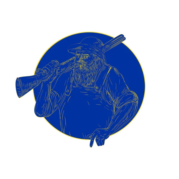 Дворянин носити комір Йорж бруд мистецтва — стоковий вектор