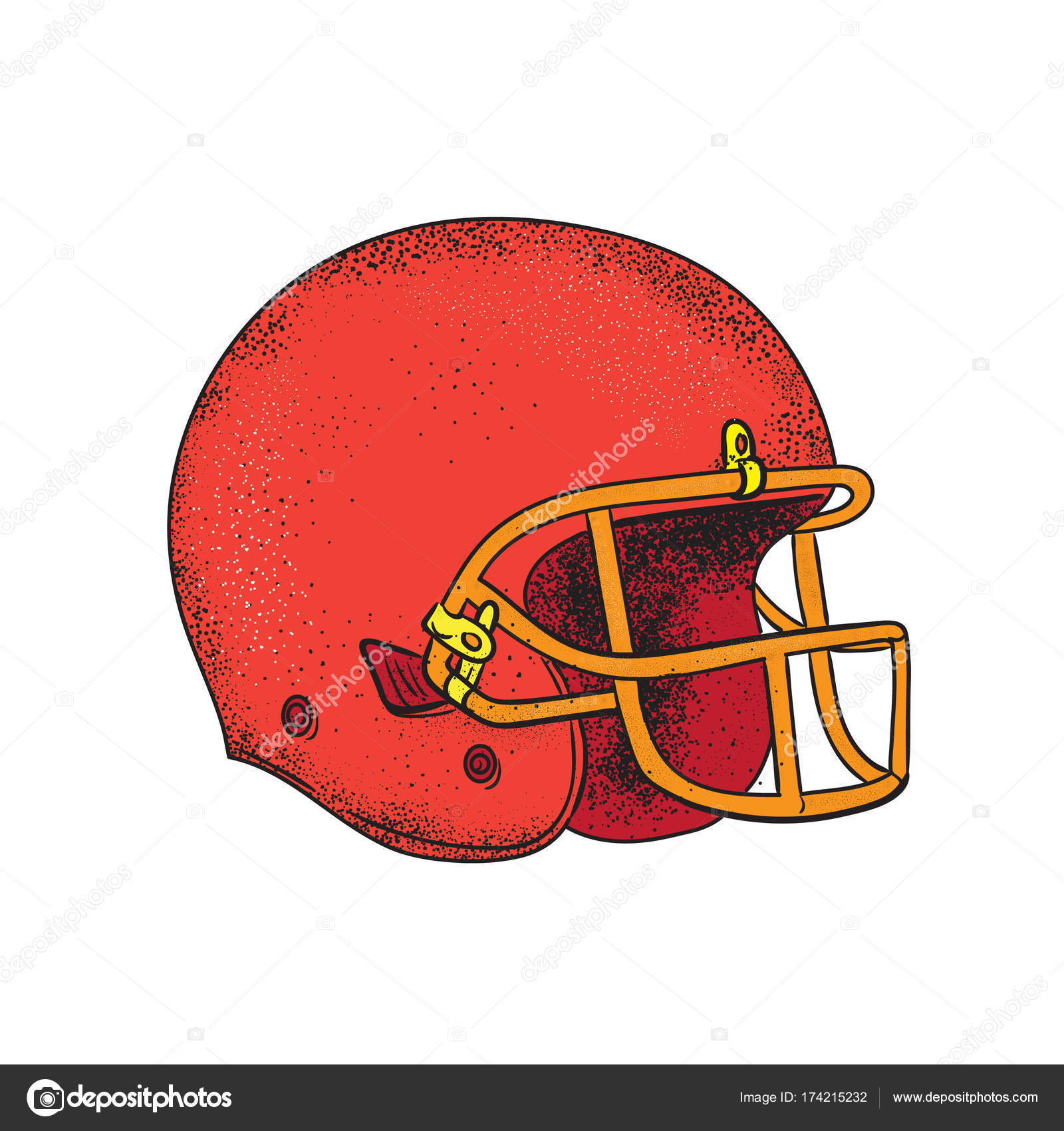 Tatuaje casco de fútbol americano Ilustración de stock #174215232 de  ©patrimonio, image size:1600x1700