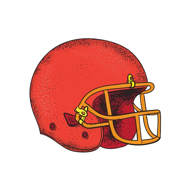 Futebol americano capacete tatuagem — Fotografia de Stock
