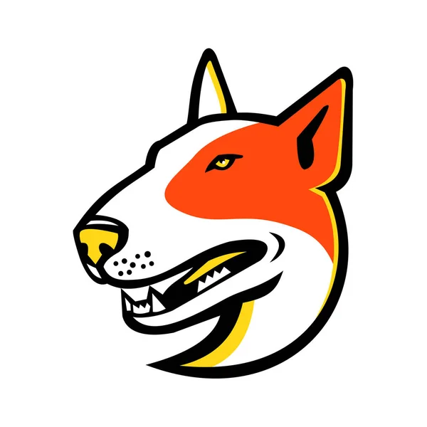 Mascotte de Chien Bull Terrier — Image vectorielle