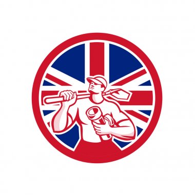 İngiliz Drainlayer Union Jack bayrak simgesi