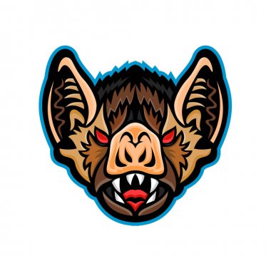 Vampir yarasa baş maskotu