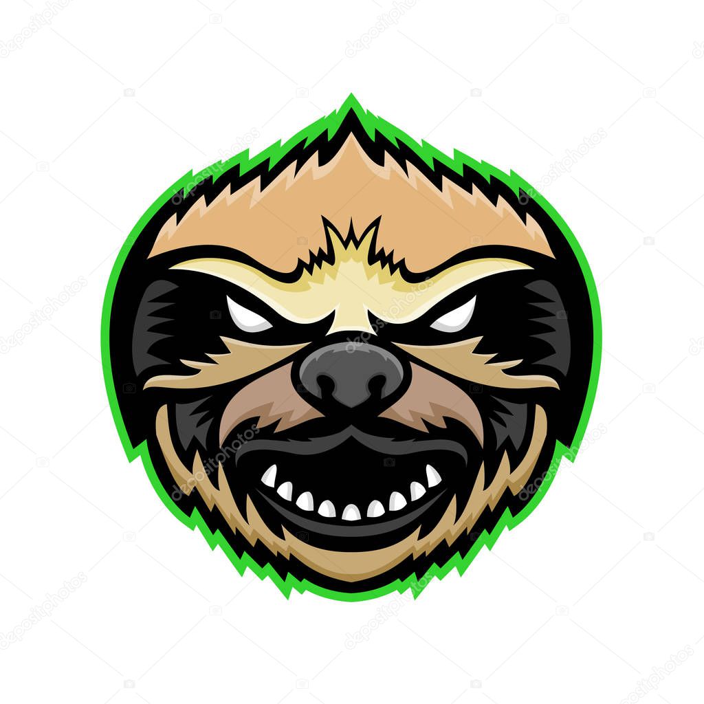 Angry Sloth Mascot