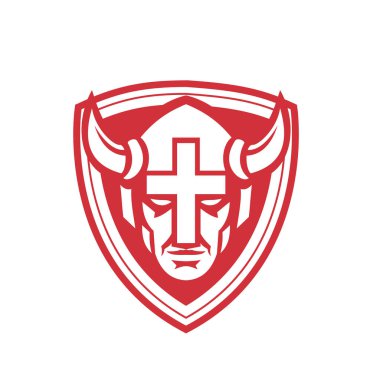 Hıristiyan Viking Kalkanı Maskotu