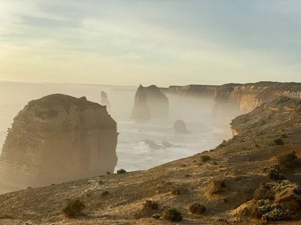 Photo Twelve Apostles Limestone Rock Stacks Port Campbell National Park — 스톡 사진